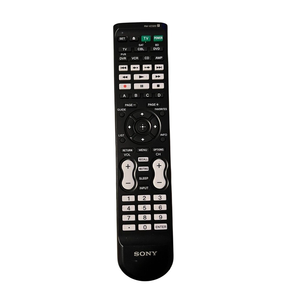 Genuine RM-VZ320 For Sony 7 Device Universal DVD VCR SAT TV Remote Control NWOB
